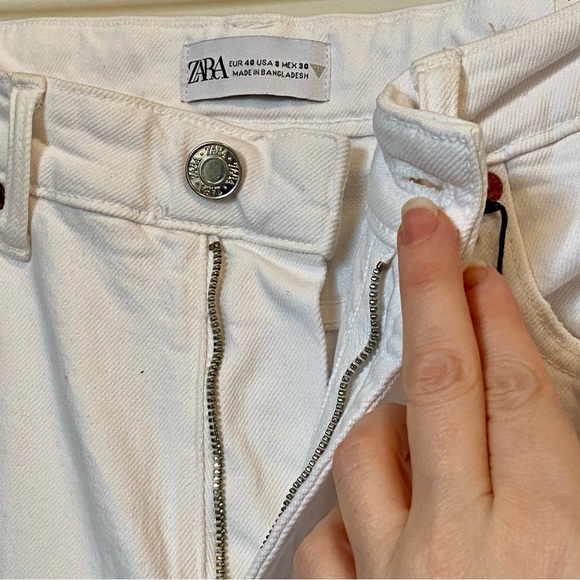 Zara Women's White Jeans - Picture 8 of 8